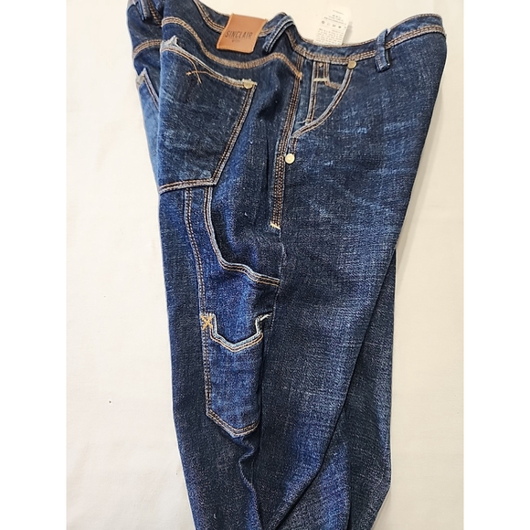 Sinclair Workers MVMT Women's Gino Jeans Dark Blue 26x29 New Without Tags - Picture 7 of 14